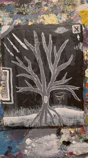 Day 342: Painting Over the Same Artwork for a Year (Rooted Signal) 👁️