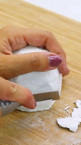 DIY Air Dry Clay Planter Project #airdryclay #diycrafts