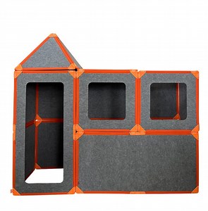 [Hot Item] Superspace Playhouse Modular Panels Construction Set Kids Castle Connect Fort (18 Panels)