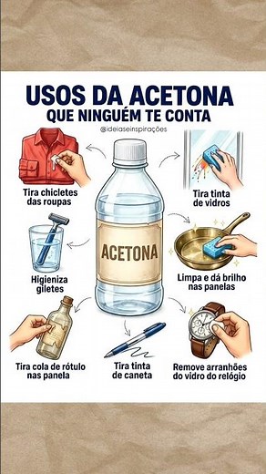 Segredos da acetona que ninguém te conta! 😱