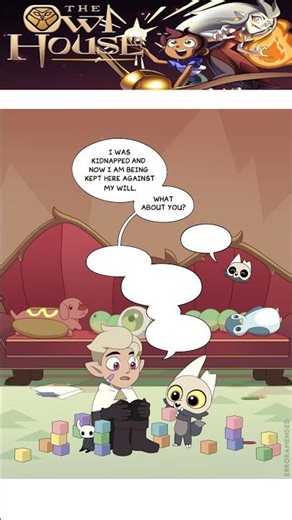 YOUNG HUNTER AND BABY KING (AU) - THE OWL HOUSE COMIC DUB