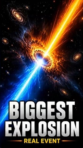 The Universe's Most Powerful Explosion 💥 #space #universe #blackhole
