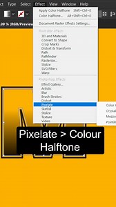 247K views · 2.3K reactions | Colour Hafton in Adobe Illustrator cc...