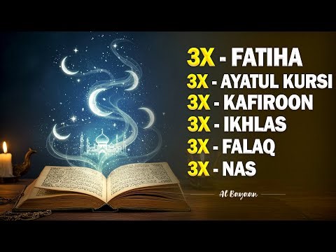 3x Fatiha 3x Ayatul Kursi 3x Kafirun 3x Ikhlas 3x Falaq 3x Nas || Ruqyah by Alaa Aqel #protection