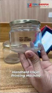 Handheld Inkjet Printing Machine | MRP, Date, QRcode, Barcode