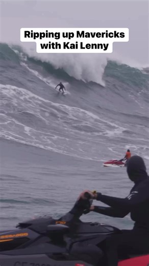 Ripping Up Mavericks w/ Kai Lenny to “Out Of Time”🏄⚔️Keep It Up Kai! What Songs Have You Been Jamming To From COTF? #surfing #kailenny #mavericks #bigwaves | Staind