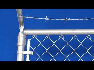 how to install chain link fence