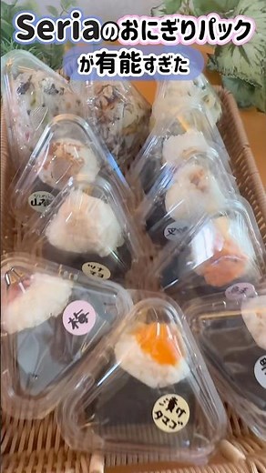 セリアの三角おにぎりパックすごい #seria #100均 #おにぎり