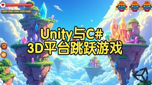 【国语】Unity与C# 3D平台跳跃游戏开发入门 教程-上