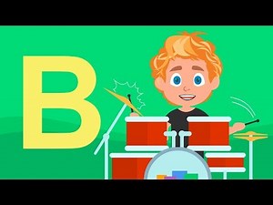 Letras do alfabeto. Vamos aprender a letra B? Educativo infantil