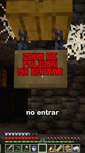 Entrando en las minas profundas de Minecraft 🕸️
