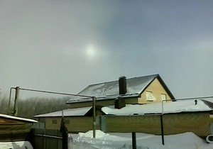 673K views · 18K reactions | This incredible footage shows a sun dog solar halo over Russia. (Credit: ViralHog) | The Weather Channel | Facebook