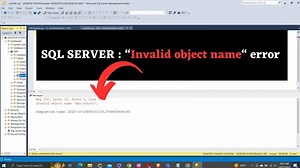 SQL Server : "Invalid object name" Error