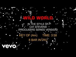 Cat Stevens - Wild World (Karaoke)