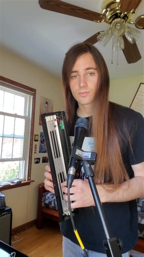 messing with my spring reverb tank #reverb #spring #metal #springreverb #recording #diy #build #kit #solder #electronics #donovan #guitar #music #sound