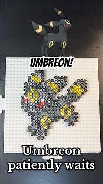 Day 197! Perler Bead Pokemon Sprite #197 Umbreon!