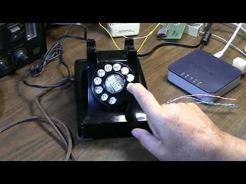 Pulse dial to DTMF converter for rotary dial telephones demo