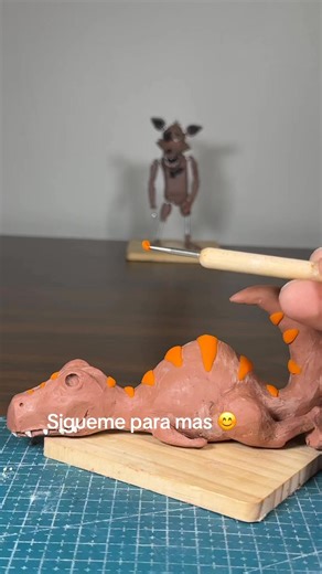 Manualidades en plastilina on Instagram: "#dinosaur #handmade #art #clay #diy #jurassicworld #tiranosaurusrex #crafts"
