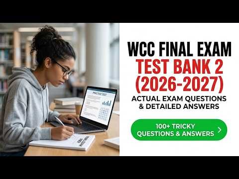 Lightroom 3 Photography WCC Final Exam: Real 2026-2027 Test Bank & Detailed Answers