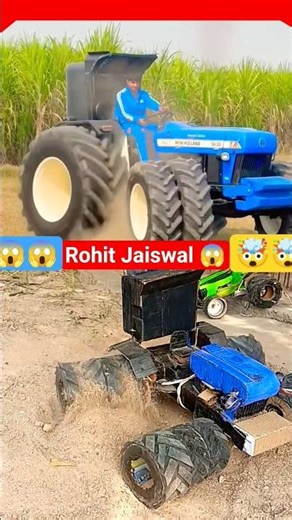 Rohit Bhai ka Bulldozer Stunt 😱🔥 | New Holland Power Show 👑 #TochanKing #nishudaswal #viral