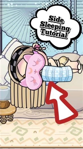 Side Sleeping Tutorial ✨ #avatarworld #avatarworldhacks