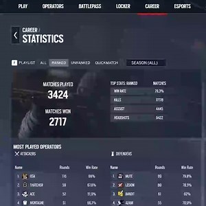 4.5K views · 17 reactions |  STATS TRACKER  Vous pourrez désormais consulter plus de données sur vos performances en jeu.  Objectifs, éliminations...  Statistiques séparées pour l’Attaque et la Défense  Et bien plus encore ! | Rainbow 6 | Facebook