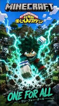 ⚡ Minecraft My Hero Academia Mod - Deku One For All Showcase! 💥 #Minecraft #MyHeroAcademia #Deku