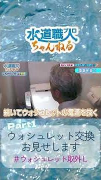 [Do it yourself] I'll show you how to replace your washlet! #29-1 #shorts #diy #washlet