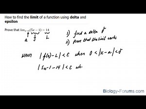 📚 How to prove a limit exists using delta and epsilon