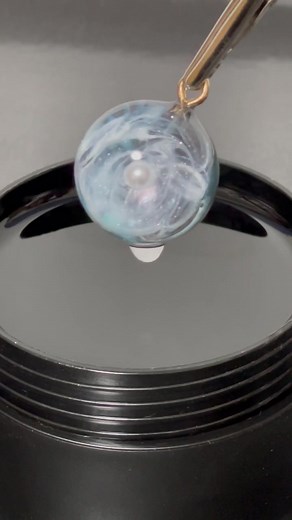 この瞬間がたまらない! #レジン #ハンドメイド #宇宙 #宇宙玉レジン