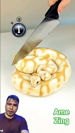 Cake 🍰🎂 Vs Fake 🤥 Python 🐍 Clips #shorts