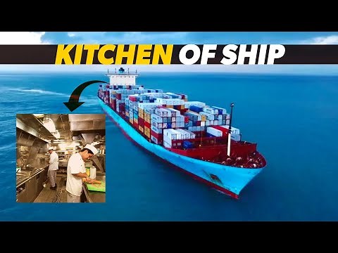 Ultimate KITCHEN Tour Of A Ship | FOOD We Eat Onboard |