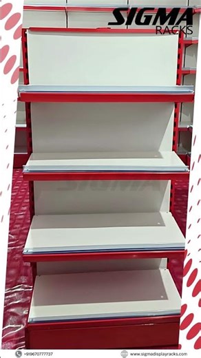 Commercial Display Racks Installation | Premium Retail Solutions by Sigma Racks #retailsolutions