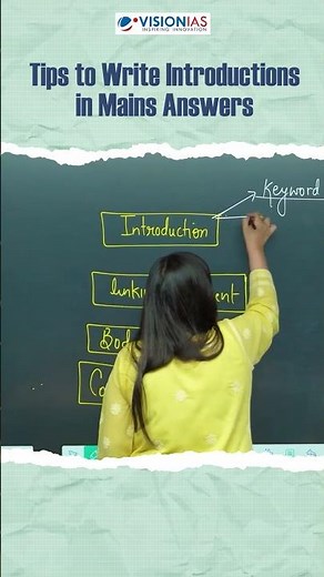 Tips to Write Introductions in Mains Answers