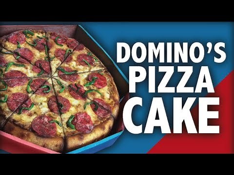How to make a Pizza CAKE! Domino's Pizza
