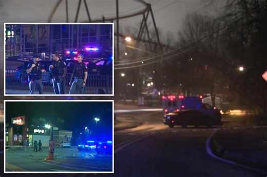 Police shoot 1 suspect in gunfight outside Six Flags Over Georgia after massive brawl breaks out on opening day
