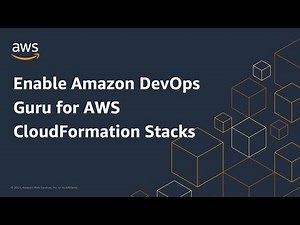 Enable Amazon DevOps Guru for AWS CloudFormation Stacks | Amazon Web Services