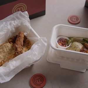 Our chefs must make 24 fine dining fast-food boxes with food that can be held in just one hand! What do you guys think of the South African Fish and Chips versus the Cape Bream? #MasterChef #MasterChefSouthAfrica #MasterChefWorld | MasterChef World