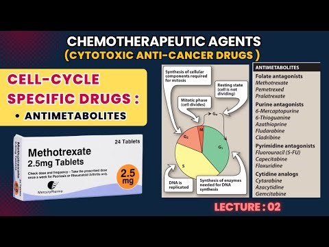 Cytotoxic Anticancer Drugs | Lecture 2 | Antimetabolites - Chemotherapeutic Agents