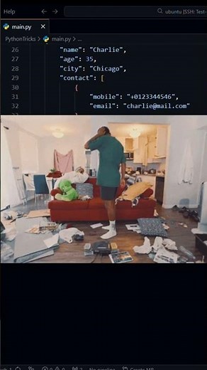 Stop Printing Ugly Python Data! (Use PPrint) 🤯🐍 #coding #coding #programming