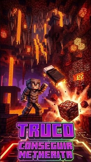 💎 Truco para Conseguir Netherita Fácilmente en Minecraft 🤯