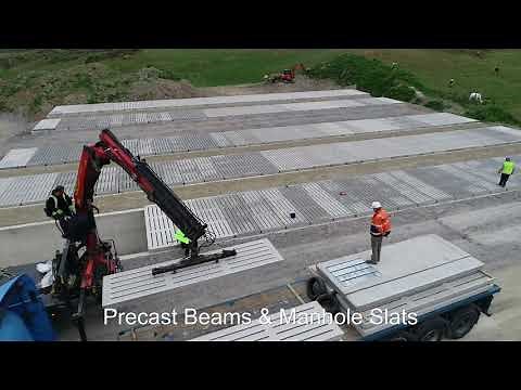 Banagher Cattle Slat Installation Buckley's Dairy Farm Skibbereen 2018