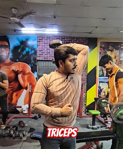 Triceps exercise #bodybuilding