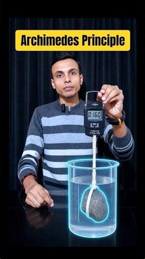 Archimedes Principle Practical #physics #science #experiment
