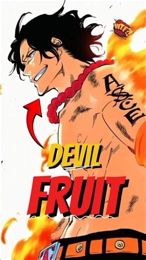 How ace got his devil fruit powers. #anime #onepiece