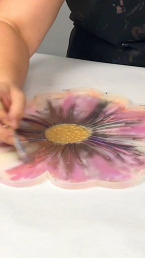 43K views · 657 reactions | #resin and mica bowl. Full video is on my Facebook page! #mixedmediagirl | Mixed Media Girl | Facebook