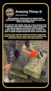 Why Old School Masons Can Split Giant Stone Without Saws