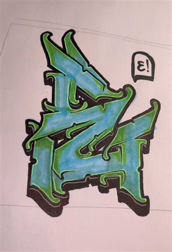 Graffiti Letters #graffitiart #graffiti #graffitiletters #lettering #graffititutorial