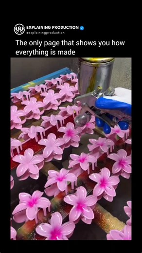 Explaining Production on Instagram: "Hair clip & bracelet factory"