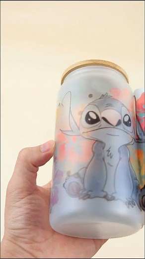 Sticth mug sublimation DIY. #asubpaper #tumblers #resincup #mug #mugsublimation #stitch #stitchmug #diy #costumegift | A-SUB